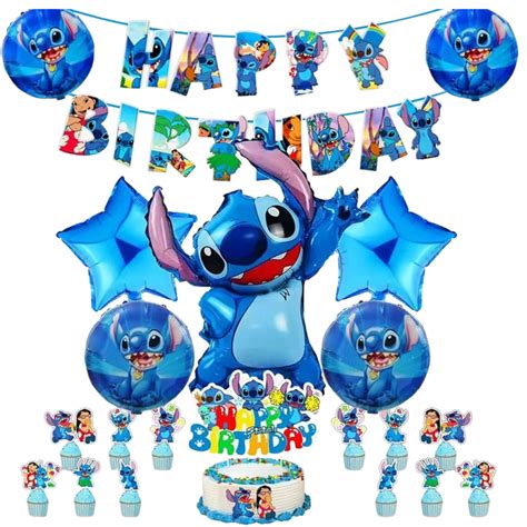 Set Globos Decorativo Para Cumplea Os Lilo Stich Insumos Para Fiestas