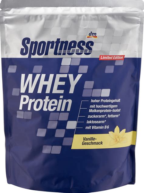 Sportness Whey Proteinpulver Vanille Geschmack 1000 G Dauerhaft