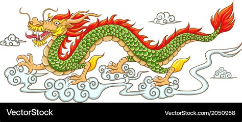 Chinese Dragon Royalty Free Vector Image Vectorstock