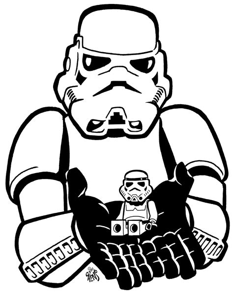 Stormtrooper Helmet Coloring Page At Free Printable