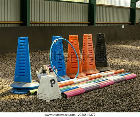 Show Jumping Equipment Set Indoor Arena Stock Photo 2026549379 ...