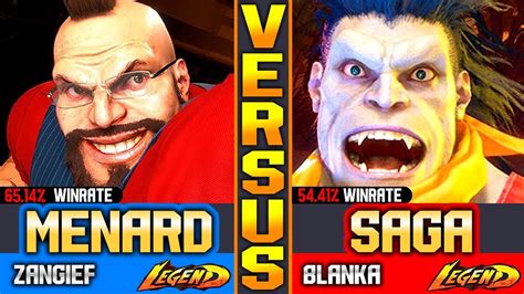 Sf6 Menard Zangief Vs Blanka Saga High Level Youtube