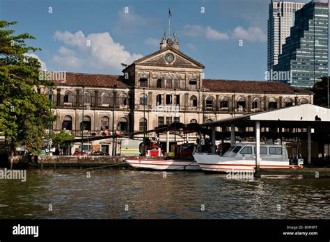 The Old Customs House Now Used By The Fire Brigade In Bangkok On The