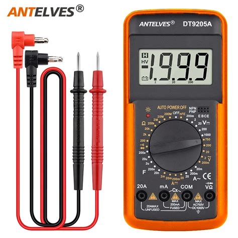 Professional Digital Multimeter Digital Dmm Ac Dc Voltage Current Ohm