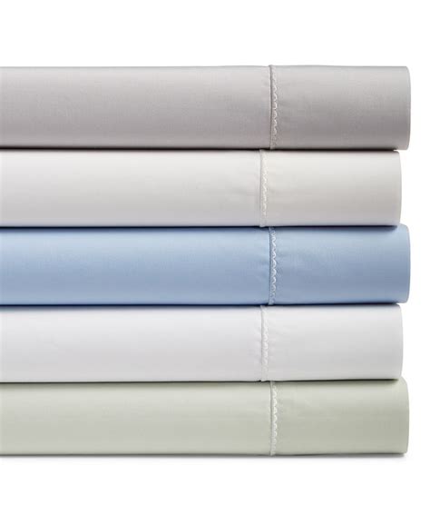 Martha Stewart Collection Solid 400 Thread Count 100 Egyptian Cotton