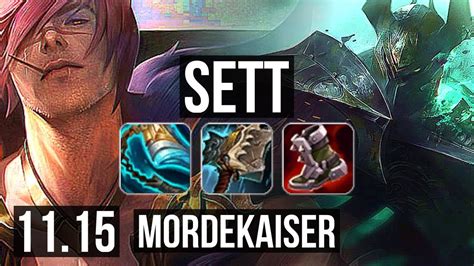 SETT Vs MORDEKAISER TOP 8 Solo Kills 300 Games Dominating EUW