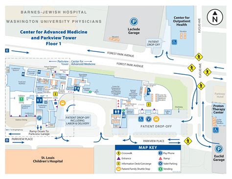 Barnes Jewish Hospital Map 2024 2017 All Maps