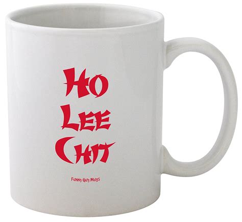 Funny Guy Mugs Ho Lee Chit Ceramic Coffee Mug White 11 Ounce Trust