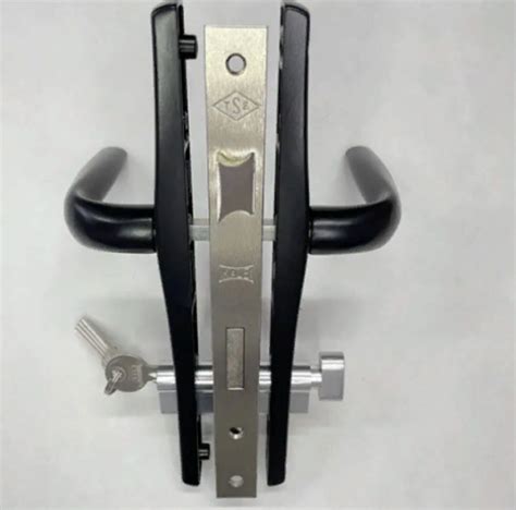 Замок в калитку ЕВРО25 с сердцевиной ключ-барашек, цвет черный Надежный ...