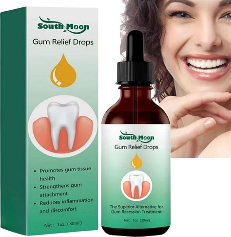 Gum Regrowth Drops Gum Repair For Receding Gums Gum Relief Drops Receding Gum Treatment Natural