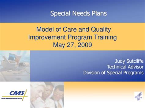 Ppt Care Management Through Special Needs Plans Powerpoint