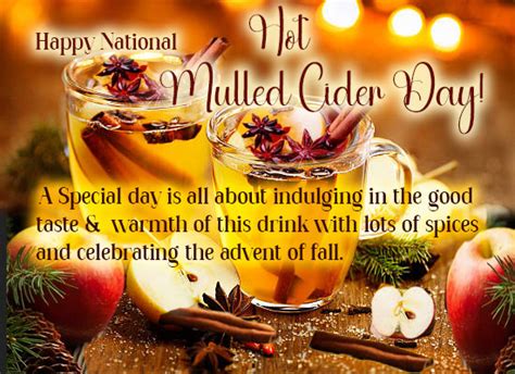 National Hot Mulled Cider Day Cards Free National Hot Mulled Cider Day Wishes Greetings