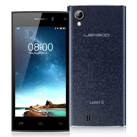 Leagoo Lead 3 MTK6582 4.5" QHD IPS CellPhone 512MB 4GB 5MP Android4.4