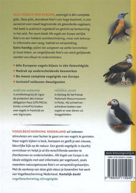 Vogelgids Alle Vogels Van Europa Knnv Uitgeverij