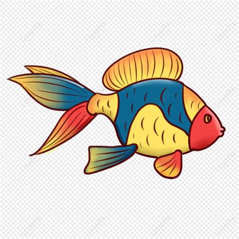 Cartoon Fish, Fish Shape, Fish, Marine Life PNG Free Download And ...