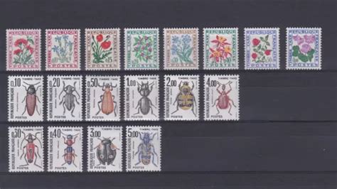 Timbres Taxe Fleurs Des Champs Et Insectes Du N Au N