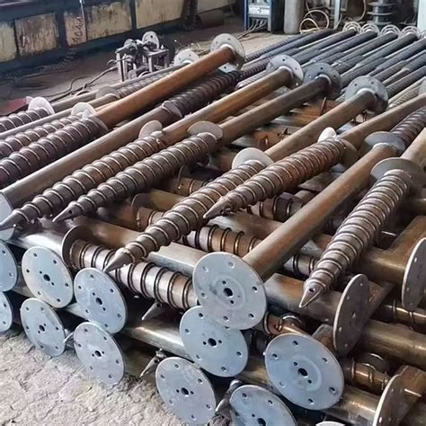 Customized Hot Dip Galvanized Photovoltaic Engineering Spiral Pile