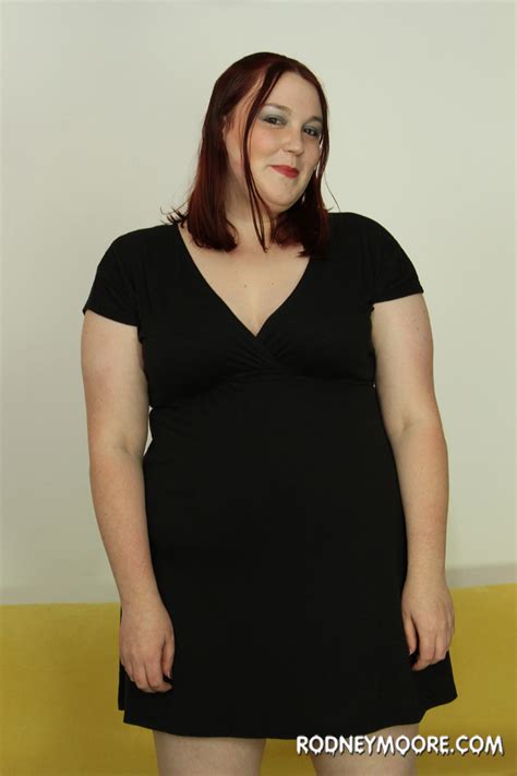 Horny Chubby Amateur Ava Glory Doffs Her Black Dress And Poses Nude CoedCherry