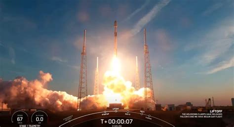 Spacex Vient De Lancer En Orbite Les Premiers Satellites Starlink “v2 Mini”