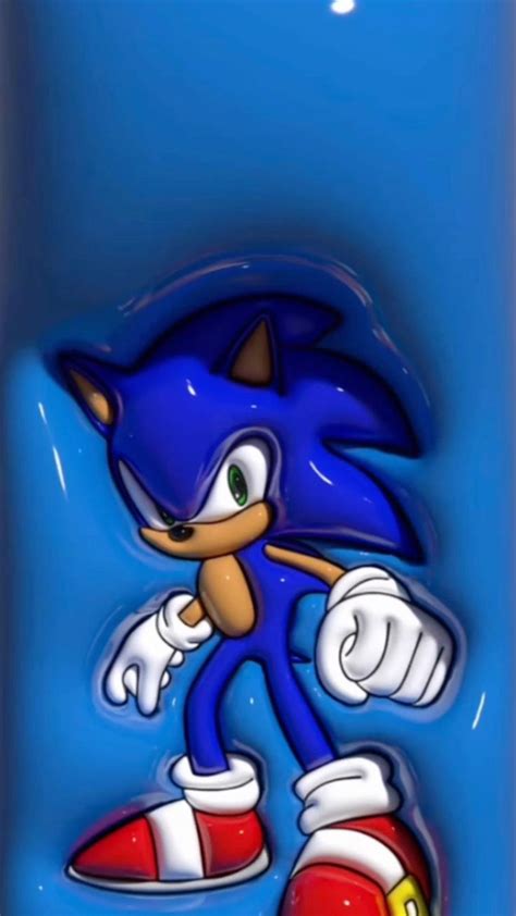 3D sonic wallpaper 💙🕸️! | Iphone dynamic wallpaper, 3d wallpaper cute ...