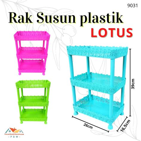 Jual Rak Mini Susun Serbaguna Rak Plastik Lotus Clio Rak Bumbu