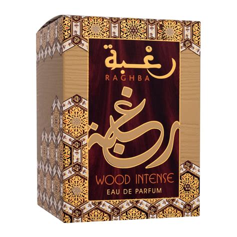 Lattafa Raghba Wood Intense Apă de parfum pentru bărbați 100 ml Cutie