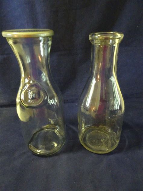 Vintage Paul Mason Since 1852 Clear Glass Milk Or Wine Bottle Jar Carafe Ebay