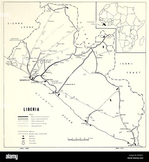 U S Doc Liberia Map Hi Res Stock Photography And Images Alamy