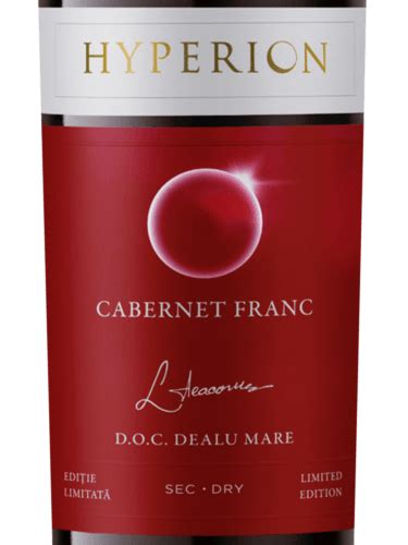 Domeniile Alexandrion Rhein Hyperion Cabernet Franc Vivino Us