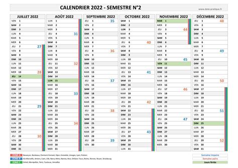 Numéro De Semaine 2022 Liste Et Dates Calendrier 2022 Avec Semaines