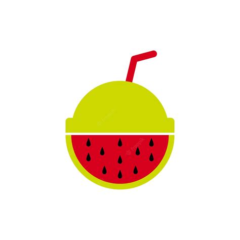 Premium Vector Drink Watermelon Logo Symbol