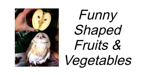 Funny Shaped Fruits And Vegetables