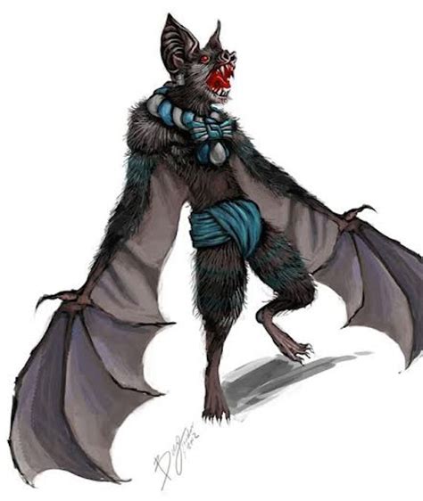 Ancient Mayan Bat Gods And Winged Humanoids Mythical Animal Mythical