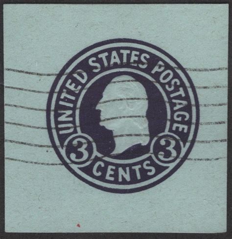 SC U439f 3 Washington Cut Square 1932 Used United States Postal