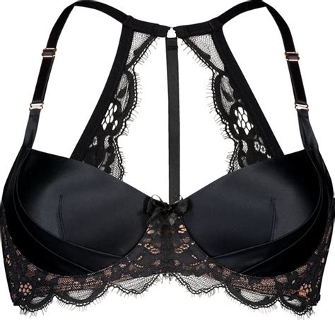 Hunkem Ller Lingerie Dames Voorgevormde Beugel Bh Livia Zwart Maat