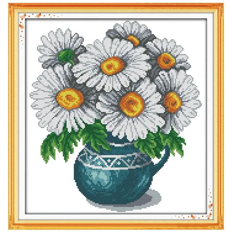 Wild Chrysanthemum Counted Cross Stitch Ct Ct Cross Stitch Set