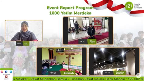 Program 1000 Yatim Merdeka Inisiatif Zakat Indonesia KBK Kantor