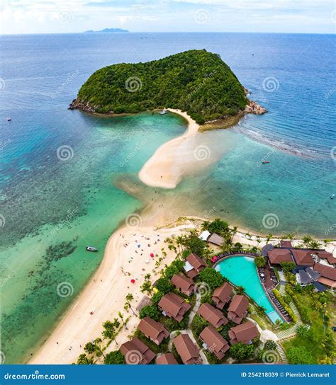 Aerial View Of Mae Haad Beach In Koh Phangan Surat Thani Thailand