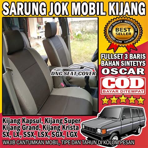 Jual Sarung Jok Mobil Cover Jok Kijang Krista Super Kapsul Grand