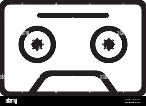 Cassette Icon Vector Illustration Simple Design Stock Vector Image And Art Alamy