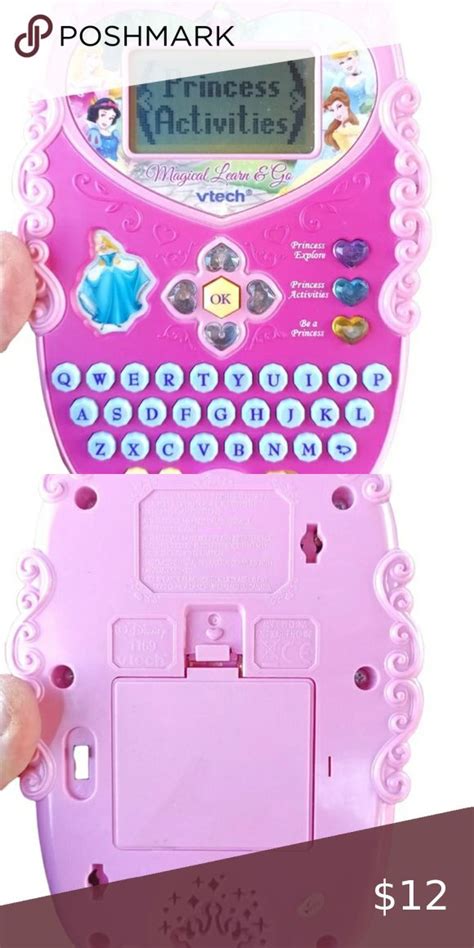 Vtech Disney Princess Magical Learn And Go Handheld Game Works In 2022 Vtech Princess