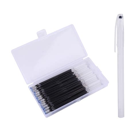 40pcs Heat Erase Pens Heat Erasable Refill Pens Fabric Marking Pens Disappearing Quilting