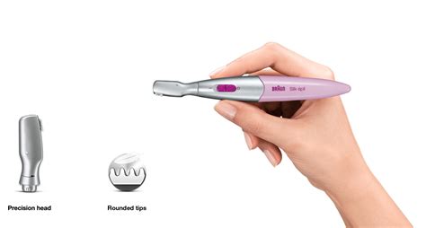 Máy cạo lông vùng kín bikini lông mặt tỉa lông mày Braun FG1100