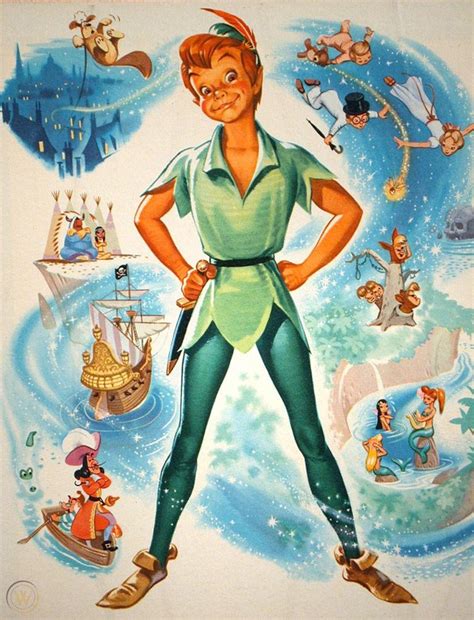 Peter Pan 1953 Poster Peter Pan Photo 43110494 Fanpop