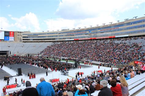 One Side Of The Stadium In Madison Wisconsin Image Free Stock Photo