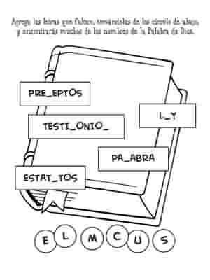 La Palabra De Dios Actividad ICharacter Media