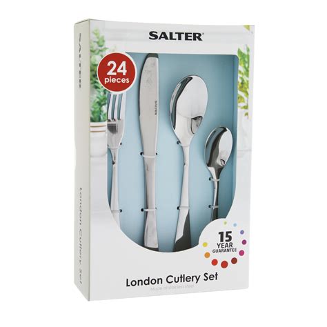 Salter Elegance London 24 Piece Cutlery Set Home Store More