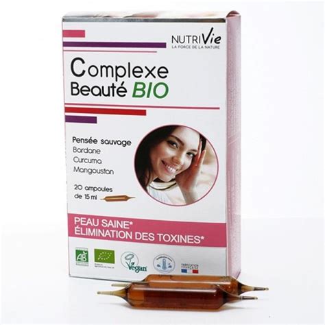 Nutrivie Complexe Beaut Bio Ampoules Espace Produits Bio