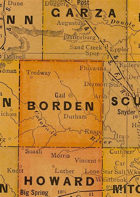 Borden County Texas.
