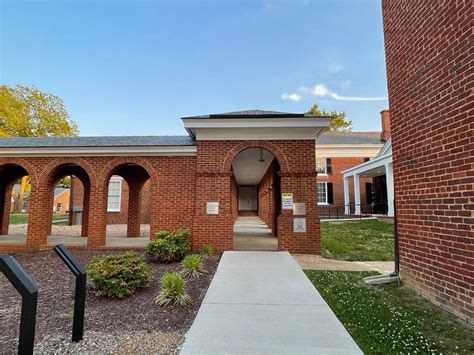 Side entryway of Goochland County Courthouse in Goochland Court House, Virginia. Built in 1826 ...